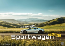 Cover-Bild zum Titel 'Sportwagen - PS-Boliden - 2026 - Kalender DIN A3' von ''