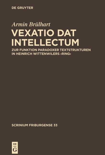,Vexatio dat intellectum' - Armin Brülhart