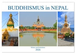 Cover-Bild zum Titel 'BUDDHISMUS in NEPAL (Wandkalender 2026 DIN A2 quer), CALVENDO Monatskalender' von 'Ulrich Senff'