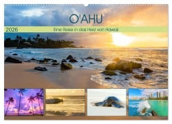 Cover-Bild zum Titel 'O'ahu - Eine Reise in das Herz von Hawaii (Wandkalender 2026 DIN A2 quer), CALVENDO Monatskalender' von 'Christian Müller'