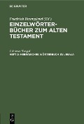 Cover-Bild zum Titel 'Hebräisches Wörterbuch zu Jesaja' von 'Johannes Hempel'