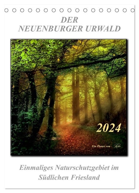 Der Neuenburger Urwald (Tischkalender 2024 DIN A5 hoch), CALVENDO Monatskalender - Peter Roder