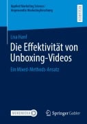 Cover-Bild zum Titel 'Die Effektivität von Unboxing-Videos' von 'Lisa Hanf'