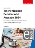 Taschenlexikon Beihilferecht Ausgabe 2024 - Gottfried Nitze