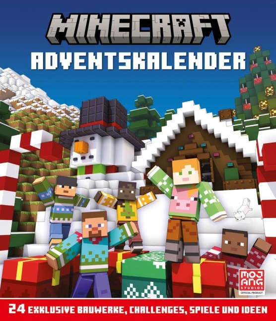 Minecraft Adventskalender. 24 exklusive Bauwerke, Challenges, Spiele und Ideen - Mojang AB