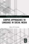 Cover-Bild zum Titel 'Corpus Approaches to Language in Social Media' von 'Matteo Di Cristofaro'