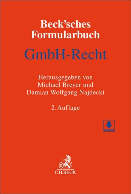Beck'sches Formularbuch GmbH-Recht - 