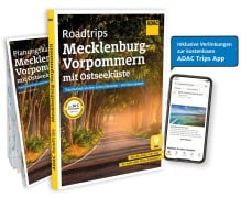 Cover-Bild zum Titel 'ADAC Roadtrips Mecklenburg-Vorpommern mit Ostseeküste' von 'Katja Gartz'