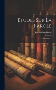 Cover-Bild zum Titel 'Etudes Sur La Parole' von 'John-Nelson Darby'