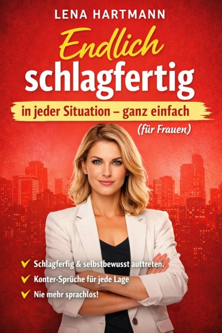 Endlich schlagfertig in jeder Situation - ganz einfach (für Frauen) - Lena Hartmann