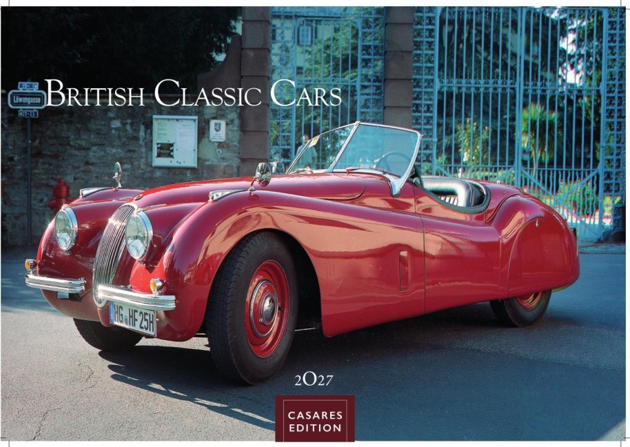 British Classic Cars Kalender 2027 - Wandkalender | Fotokalender Englische Oldtimer 35x50cm Großformat - Eleganz der Britischen Oldtimer - 