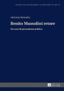 Cover-Bild zum Titel 'Benito Mussolini retore' von 'Adrianna Siennicka'