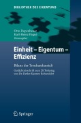 Cover-Bild zum Titel 'Einheit - Eigentum - Effizienz' von ''