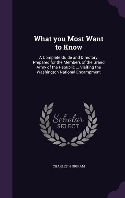 What you Most Want to Know - Charles H Ingram