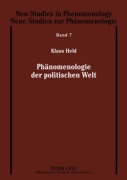 Cover-Bild zum Titel 'Phänomenologie der politischen Welt' von 'Klaus Held em.'