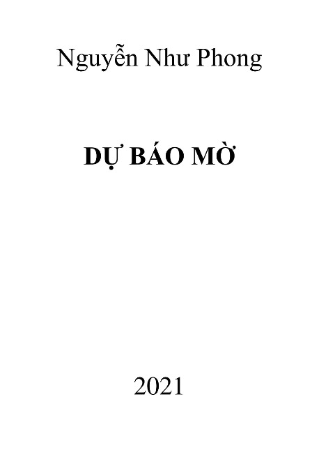 D¿ báo m¿ - Phong Nguy¿n Nhu