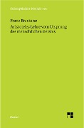 Cover-Bild zum Titel 'Aristoteles Lehre vom Ursprung des menschlichen Geistes' von 'Franz Brentano'