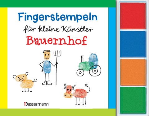 Fingerstempeln f.kl. Künstler- Bauernhof-Set - Norbert Pautner