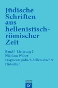 Cover-Bild zum Titel 'Fragmente jüdisch-hellenistischer Historiker' von 'Nikolaus Walter'