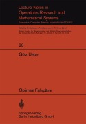 Cover-Bild zum Titel 'Optimale Fahrpläne' von 'Götz Uebe'
