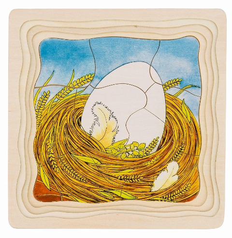 Schichtenpuzzle Das Huhn - 