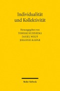 Cover-Bild zum Titel 'Individualität und Kollektivität' von ''