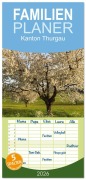 Cover-Bild zum Titel 'Familienplaner 2026 - Kanton Thurgau mit 5 Spalten (Wandkalender, 21 x 45 cm) CALVENDO' von 'Conny Pokorny'