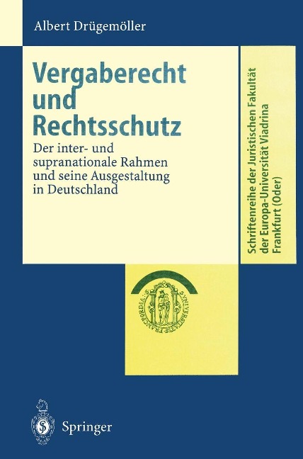 Vergaberecht und Rechtsschutz - Albert Drügemöller