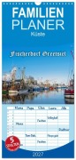 Cover-Bild zum Titel 'Familienplaner 2027 - Fischerdorf Greetsiel. Bezauberndes Warfendorf der Krummhörn mit 5 Spalten (Wandkalender, 21 x 45 cm) CALVENDO' von 'Andrea Dreegmeyer'