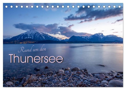 Rund um den Thunersee (Tischkalender 2024 DIN A5 quer), CALVENDO Monatskalender - Melanie Weber - Tiefblicke. Ch