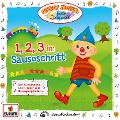 Cover-Bild zum Titel '1,2,3 im Sauseschritt' von 'Detlev Jöcker'