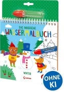 Cover-Bild zum Titel 'Das magische Wassermalbuch - Winter' von ''