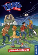 Cover-Bild zum Titel 'TKKG Junior, 21, UFO-Abenteuer' von 'Kirsten Vogel'