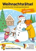 Cover-Bild zum Titel 'Weihnachtsrätsel - Kunterbunter Kindergartenblock ab 3 Jahre' von 'Ulrike Maier'
