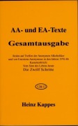 Cover-Bild zum Titel 'AA- und EA-Texte. Gesamtausgabe' von 'Heinz Kappes'