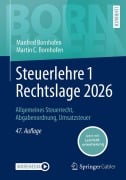 Cover-Bild zum Titel 'Steuerlehre 1 Rechtslage 2026' von 'Manfred Bornhofen, Martin C. Bornhofen'