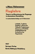 Cover-Bild zum Titel 'Fluglehre' von 'R. V. Mises, K. Hohenemser'