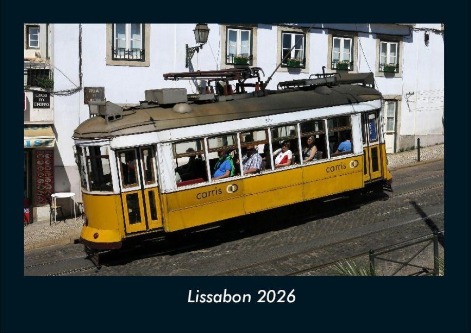 Lissabon 2026 Fotokalender DIN A4 - Tobias Becker