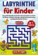 Cover-Bild zum Titel 'Labyrinthe für Kinder ab 5 Jahren - Band 28' von 'Lena Krüger'