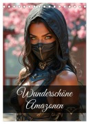 Cover-Bild zum Titel 'Wunderschöne Amazonen (Tischkalender 2026 DIN A5 hoch), CALVENDO Monatskalender' von 'Ally Bee'