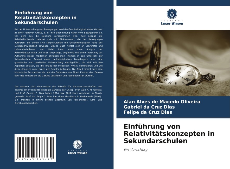 Einführung von Relativitätskonzepten in Sekundarschulen - Alan Alves de Macedo Oliveira, Gabriel Da Cruz Dias, Felipe Da Cruz Dias