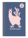 Collegetimer Llama 2023/2024 - Schüler-Kalender A5 (15x21 cm) - Lama - Day By Day - 352 Seiten - Terminplaner - Notizbuch - Alpha Edition - 