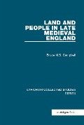 Cover-Bild zum Titel 'Land and People in Late Medieval England' von 'Bruce M. S. Campbell'