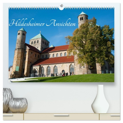 Hildesheimer Ansichten (hochwertiger Premium Wandkalender 2024 DIN A2 quer), Kunstdruck in Hochglanz - Frauke Scholz