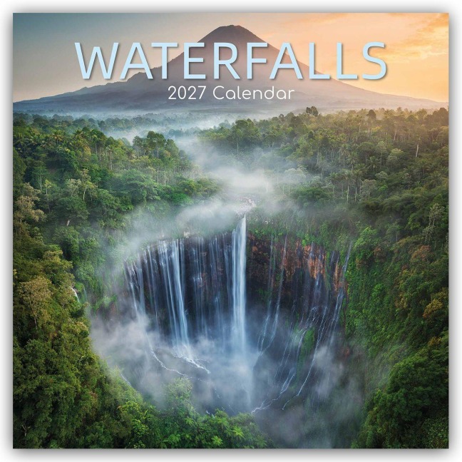 Waterfalls - Wasserfälle 2027 - 16-Monatskalender - Gifted Stationery Co. Ltd