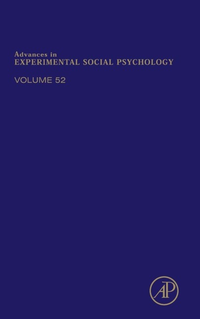 Advances in Experimental Social Psychology - Mark Zanna, James Olson