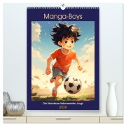 Cover-Bild zum Titel 'Manga-Boys. Die Abenteuer liebenswerter Jungs (hochwertiger Premium Wandkalender 2026 DIN A2 hoch), Kunstdruck in Hochglanz' von 'Rose Hurley'
