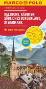 Cover-Bild zum Titel 'MARCO POLO Regionalkarte Österreich 02 Salzburg, Kärnten, Steiermark 1:200.000' von 'Marco Polo Verlag'