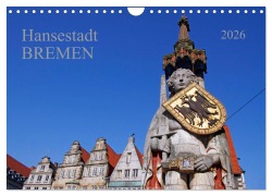 Cover-Bild zum Titel 'Hansestadt Bremen (Wandkalender 2026 DIN A4 quer), CALVENDO Monatskalender' von 'Prime Selection'