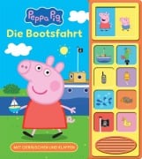 Cover-Bild zum Titel 'Peppa Pig - Die Bootsfahrt - Klappen-Geräusche-Buch mit 10 Sounds - Pappbilderbuch - Peppa Wutz' von ''